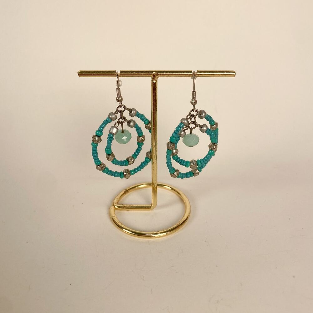 Beaded Dangly Earrings